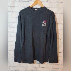 Churchill Canada Waffle Weave Long Sleeve Shirt XL